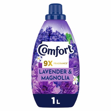 Comfort  Concentrate Fabric Softener,  Lavender &amp; Magnolia,  9x fragrance, 1L