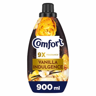 Comfort Concentrate Fabric Softener, Vanilla Indulgence, 9x fragrance, 900ml
