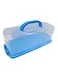 Bread Storage Box Blue/White 36x16x13cm