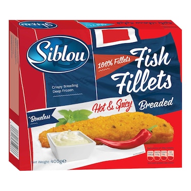 Siblou Breaded Fish Fillets, 400g