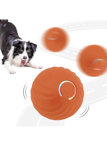 LELEAN Petdroid Interactive Dog Ball - Automatic Smart Toy Ball for Dogs, Mentally Stimulating Pet Entertainment with Remote Control, Durable and Indestructible