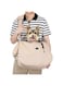 Ownpets Pet Sling Carrier, Fits 15 to 25lbs Extra-Large Dog/Cat Sling Carrier Reversible and Hands-Free Dog Bag with Adjustable Strap and Pocket Shoulder Pad for Outdoor Travel Hiking (Beige)