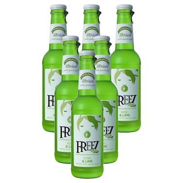 Freez Mix Kiwi And Lime Carbonated Drink 275ml Pack of 6