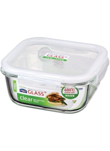 LocknLock Oven Glass Square with Lid - 930 ml