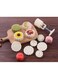 3D Cookie Cutter Press Flower Moon Cake Mold With Set 6 Pcs Pattern Baking Accessories For Pastry Mold Bakware - Muffin Fondant - Cupcake Dessert - Eid &amp; Mid-Autumn Festival - Circle Shape