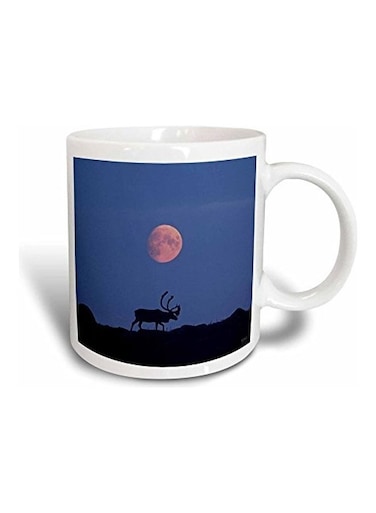 Barren Ground Caribou Printed Coffee Mug Multicolour