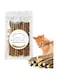Luystoka 10PCS Kitten Toys Catnip Toys Matatabi Silvervine Sticks Kitty Chew Toys Wooden Stick Kitten Teething Toys Molar Suitable for Cats