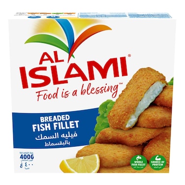 Al Islami Breaded Fish Fillet, 400g