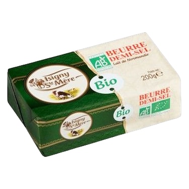 Isigny Ste Mere Organic Semi Salted Butter, 200g