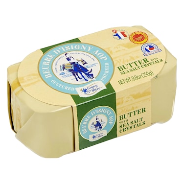 Isigny Ste Mere Salted AOP Churned Butter, 250g