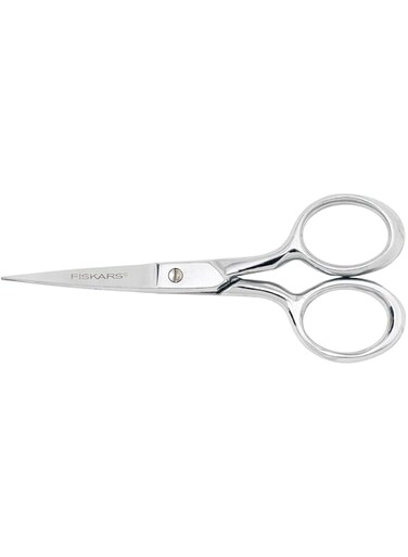 Fiskars 12-92977097J Forged Embroidery Scissors, 4 Inch, Gray