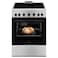 Electrolux UltimateTaste 500 Electric Ceramic Cooker and Oven LKR620002X, 60 cm, Metal, Silver, 4 Cooking Zones