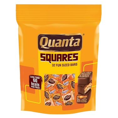 Quanta, Squares, Mini Chocolate Squares, 344g