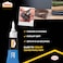 Pattex Super Glue Power Gel Tube - 3g   Adhesive For Flexible Materials   Instant Invisible Repair   Dishwasher Safe