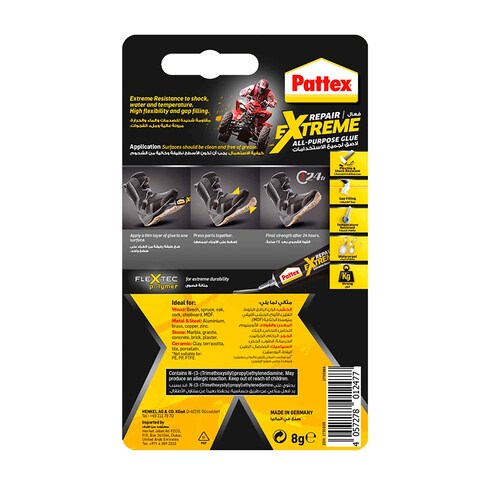 Pattex Repair Extreme All Purpose Glue Clear 8g