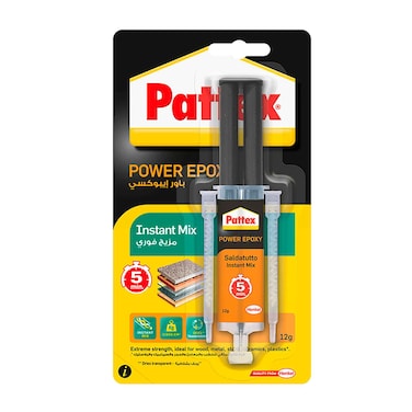 Pattex Power Epoxy Glue Multicolour 11ml