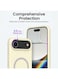 Mobcos iPhone 17 Air Cream Elite Ring Premium Silicone MagSafe Case for iPhone   Silky Soft Touch   Military-Grade Shockproof Protection   Strong Magnetic Compatibility   Luxury Slim Cover