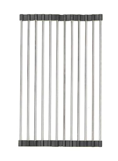 Foldable Drain Rack Silver