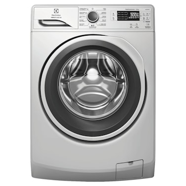 Electrolux Front Load Washer EWF8241SS5, 8 kg, AutoSense Technology, 1200 rpm, 1850 W, Metal &amp; Plastic, Silver