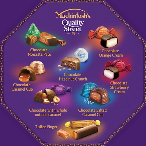 Mackintosh&#39;s Quality Street Chocolate Tin, 375g