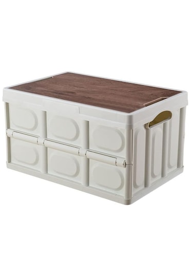 Generic Outdoor Camping Storage Box With Flat Lid 30L