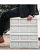 Generic Outdoor Camping Storage Box With Flat Lid 55L White