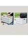 Generic Outdoor Camping Storage Box With Flat Lid 55L White