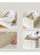 Generic Outdoor Camping Storage Box With Flat Lid 55L White