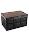 Generic Outdoor Camping Storage Box With Flat Lid 55L White