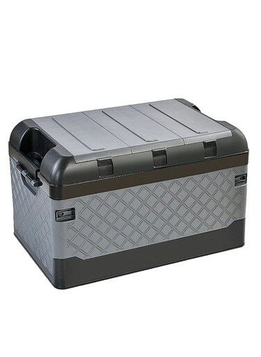 Manful Outdoor Double layer Camping Storage Box, Stackable Bins With Lids