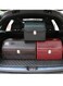 Manful Outdoor Foldable Car Trunk Storage Box Wine Red, Car Storage Box, Thick Leather Storage Box Storage Box, Foldable