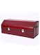 Manful Outdoor Foldable Car Trunk Storage Box Wine Red, Car Storage Box, Thick Leather Storage Box Storage Box, Foldable