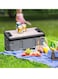 Manful Outdoor Camping Folding Storage Box 35L, Collapsible Storage Box Black, Crates Plastic Storage Box Container Stackable Folding Utility Crates, Cooler Box, Storage Case
