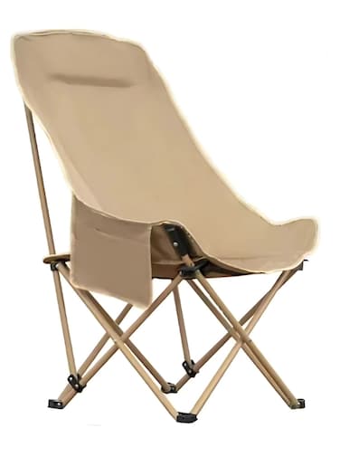 Manful Portable Folding Camping Chair Beige