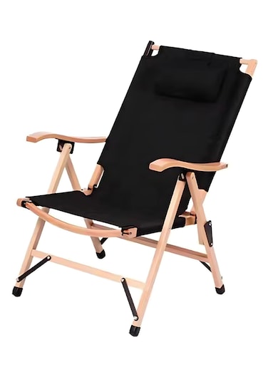 Manful Comfortable Foldable Camping Chair With Adjustable Headrest