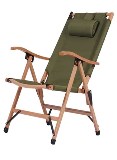 Manful Comfortable Foldable Camping Chair With Adjustable Headrest
