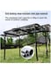 Manful Outdoor Camping Folding Grill Table Portable Lightweight Metal Grill Stand For Outdoor