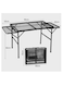 Manful Outdoor Camping Folding Grill Table Portable Lightweight Metal Grill Stand For Outdoor