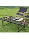 Manful Outdoor Camping Folding Grill Table Portable Lightweight Metal Grill Stand For Outdoor