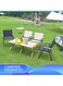 Manful Portable Folding Camping Chair Beige, Lightweight Folding Chair For Outdoor Enthusiasts