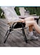 Manful Portable Folding Camping Chair Beige, Lightweight Folding Chair For Outdoor Enthusiasts, Folding Chair For Every Adventure, Folding Camping Chair For Travel And Leisure