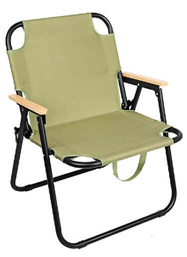Manful Portable Folding Camping Chair Beige, Lightweight Folding Chair For Outdoor Enthusiasts, Folding Chair For Every Adventure, Folding Camping Chair For Travel And Leisure