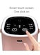 Xinzhen Portable USB Car Aromatherapy Diffuser Gold, Intelligent Touch Screen, Waterless Aroma Machine For Automatic Relaxation, Car Charger Compatible, Compact Design For Easy Use