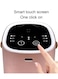Xinzhen Portable USB Car Aromatherapy Diffuser Silver, Intelligent Touch Screen, Waterless Aroma Machine For Automatic Relaxation, Car Charger Compatible, Compact Design For Easy Use
