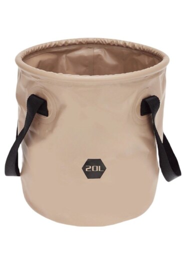 Manful Foldable Waterproof Round Camping Bucket 20L