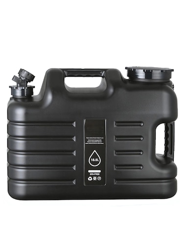 Manful Outdoor Water Bucket Black- Large Capacity Camping Water Container 18.5L