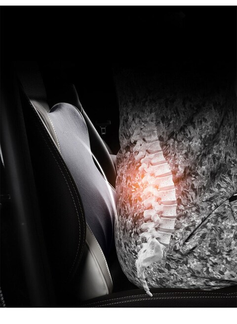 Generic Ergonomic Back Support Cushion You&#39;ll Be Super Comfortable With This Stylish Blue Back Support Cushion, Perfect For Use In The Car And In The Office Back Support Pillow