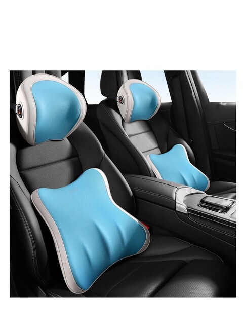 Generic Ergonomic Back Support Cushion You&#39;ll Be Super Comfortable With This Stylish Blue Back Support Cushion, Perfect For Use In The Car And In The Office Back Support Pillow
