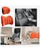 Generic Ergonomic Back Support Cushion You'll Be Super Comfortable With This Stylish Gray Back Support Cushion, Perfect For Use In The Car And In The Office Back Support Pillow