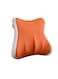 Generic Ergonomic Back Support Cushion You'll Be Super Comfortable With This Stylish Orange Back Support Cushion, Perfect For Use In The Car And In The Office Back Support Pillow